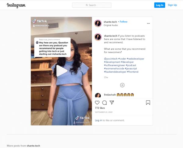 Pass Information To Potential Clients using Instagram reels
